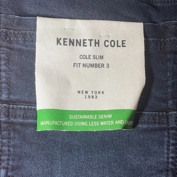 Kenneth Cole Men's number 3 slim fit jeans sz 38x30 - Picture 7 of 8